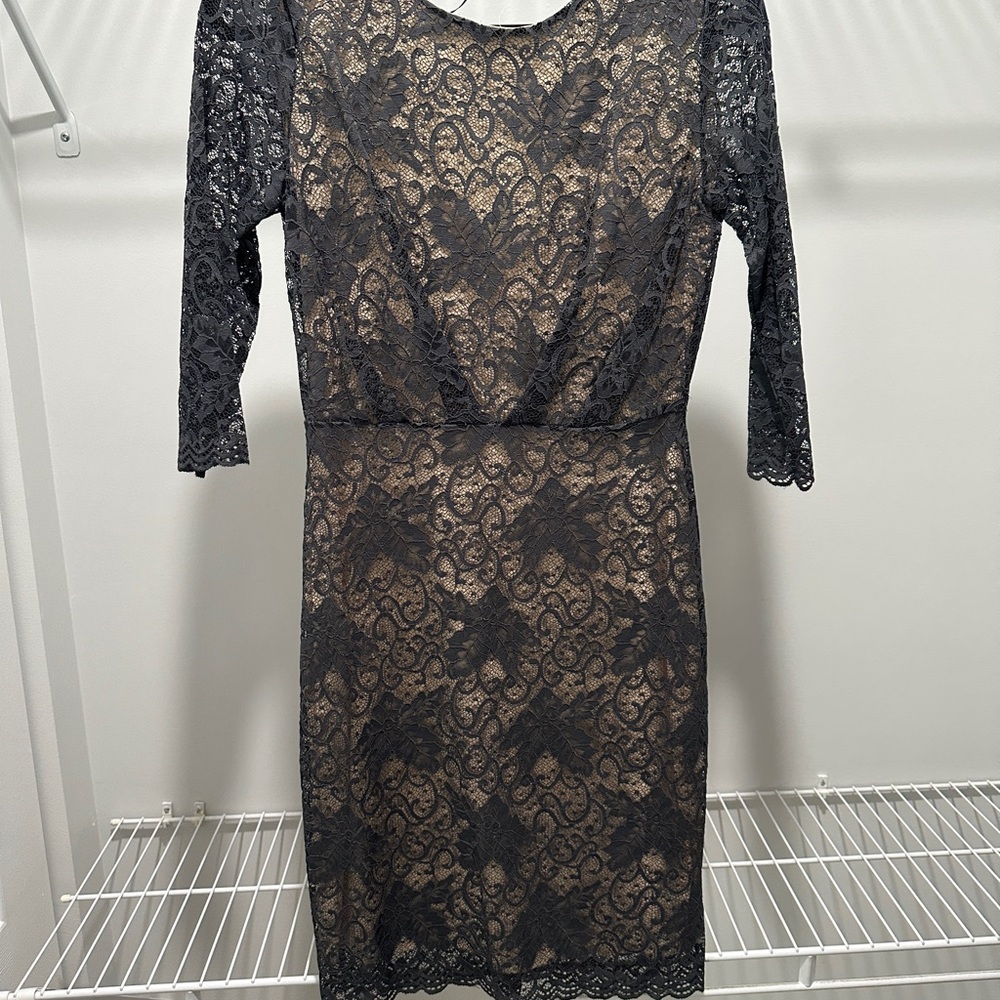 Elegant Black Lace Dress